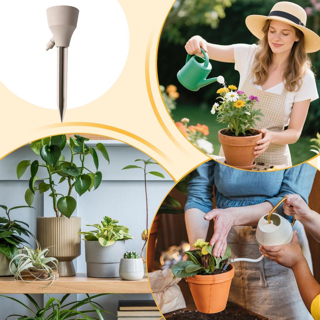 Watering Spikes 3Pcs Adjustable Drip Irrigation System Automatic Self Watering Spikes For Plants Indoor Outdoor Potted Plants