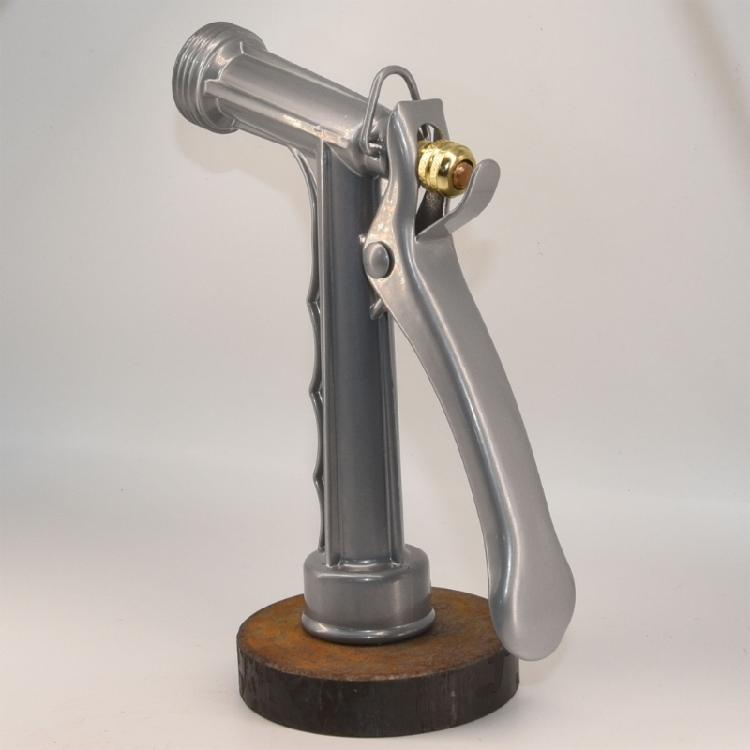 Versatile 5 Inch Zinc Alloy Garden Spray Guns Nozzle With Antislip Grip For Reliable Plant Watering And Vehicle Cleaning