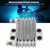 85ml Oil Cooler Engine Oil Cooling   System Kit for GY6 100 -150  Engine Black