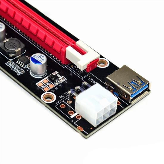 Mini PCI-E para PCI-E x16 Riser Placa Gráfica Externa + Cabo USB 60 para Laptop