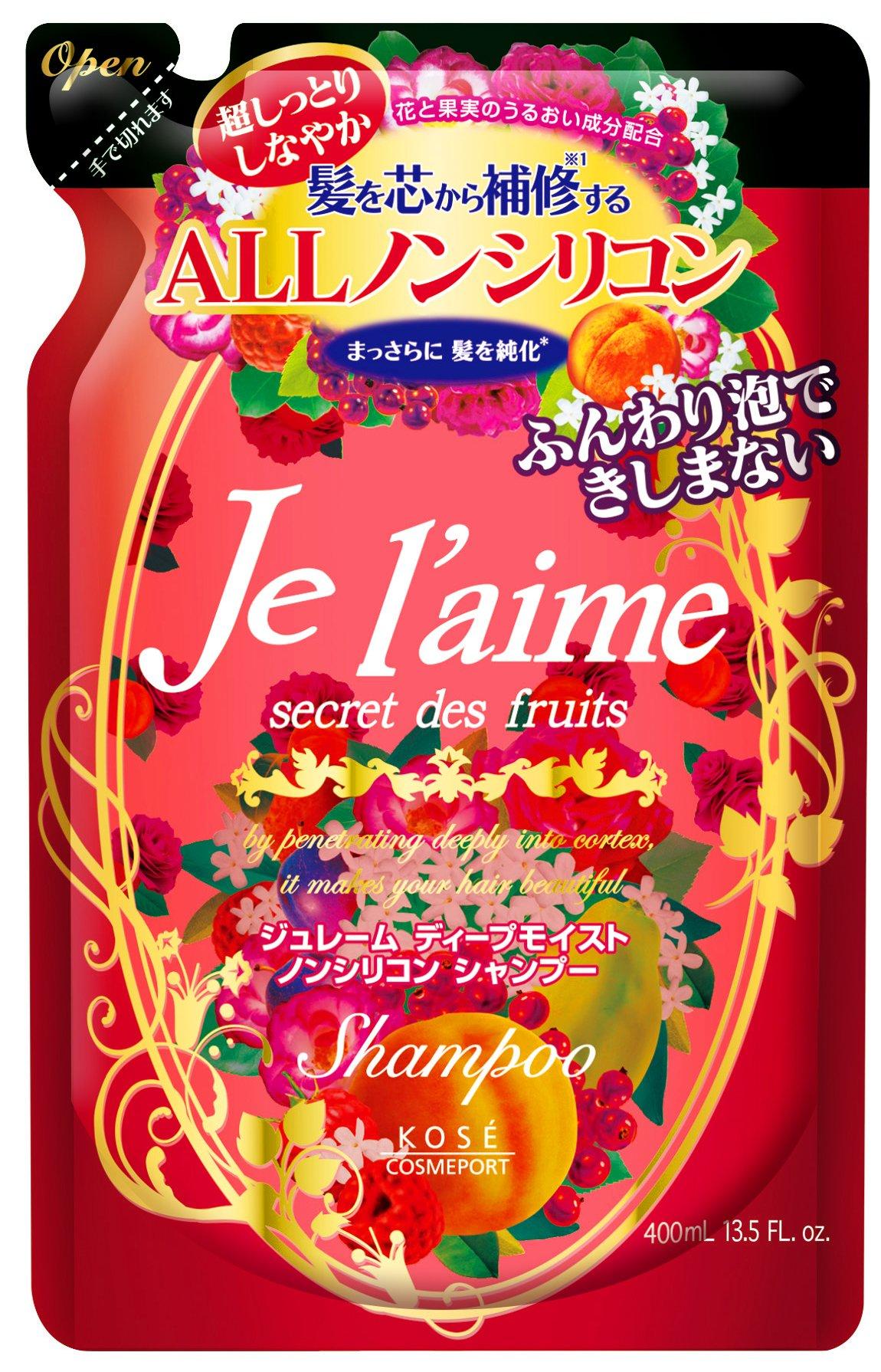 

KOSE Jurem Shampoo Silicone-Free (Deep Moist) Refill 400ml