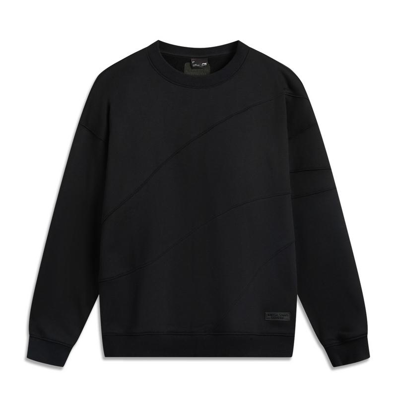 

Li-Ning Удобное Минималистичное Универсальное Худи Мужские худи Черный AWDUD53-3 L