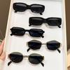 5 Pairs of Women's Fashionable Glasses - Black Multi Style Rectangular Frame Decorative Lenses