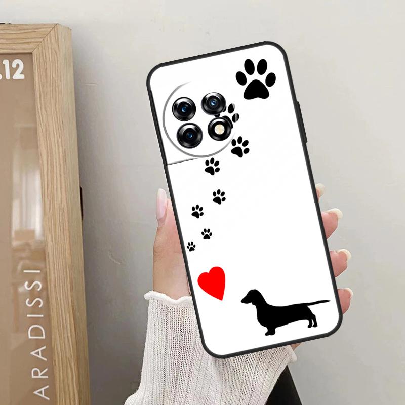Sausage Dog Dachshund Quotes Case For OnePlus Nord 5 CE 3 4 Lite N20 N30 OnePlus 13T 13R 12R 10T 10R 10 11 12 13 15 Cover