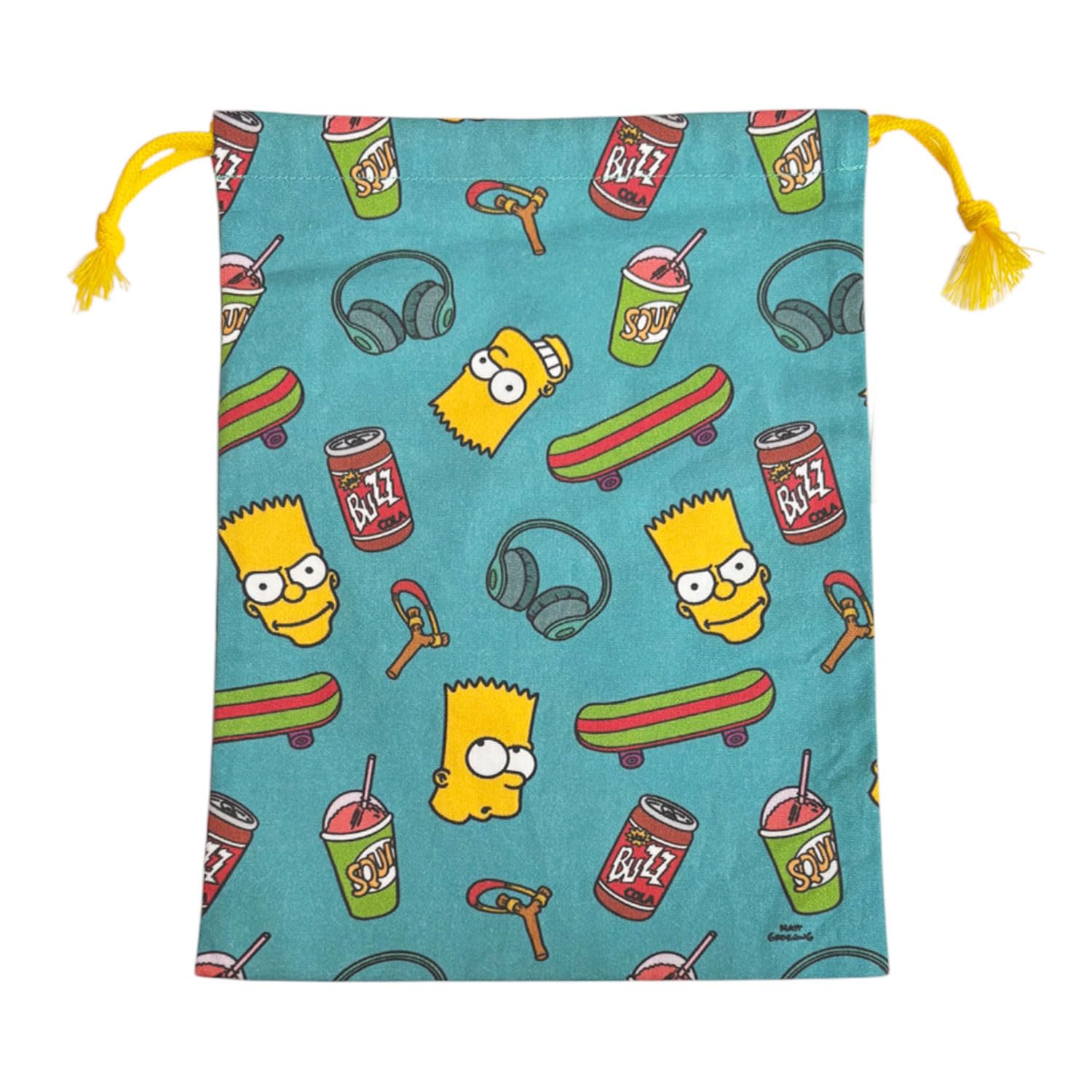 

Small Planet The Simpsons Drawstring Bag Bart SimpsonPattern
