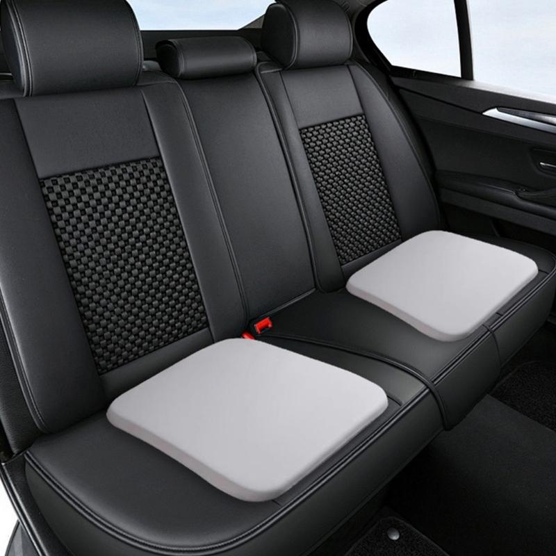 Soft Memory Foam Chair Pad, NonSlip Seats Cushions for Desk Chairs and Vehicles, Eases Lower Back Fatigue