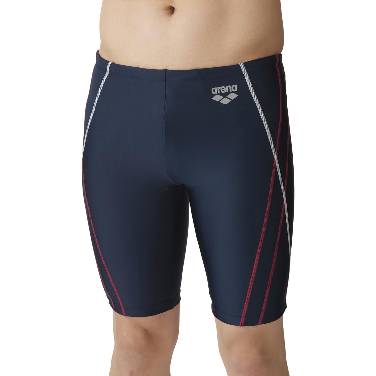 

Arena Fitness Swimsuit Navy x Red M Men s (Half Leg), (NYRD),