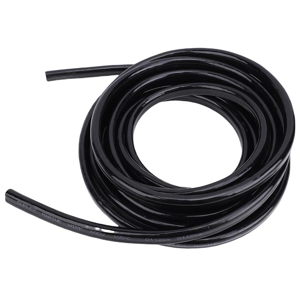 20ft 8 Gauge Marinekabel OFC PVC 2 Adern 8 AWG Isolierte Elektrische Stromleitung für Schiffe Yachten Autos