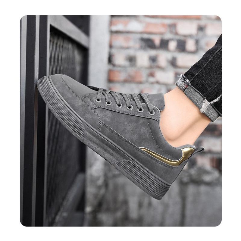 Men‘s Shoes Spring Soft-Sole Casual Versatile Board Shoes Men‘s Work Labor Protection Thick-Soled Wear-Resistant Trendy Shoes.