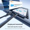 Toocki PD100W Digital Display Silicone Cable for Apple 17 MacBook, Super Fast Charging.