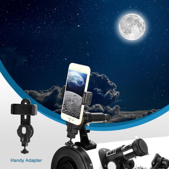 Telescope Large Aperture High Magnification Multifunction 76mm/700mm Monocular Astronomy Telescope with Tripod Finder