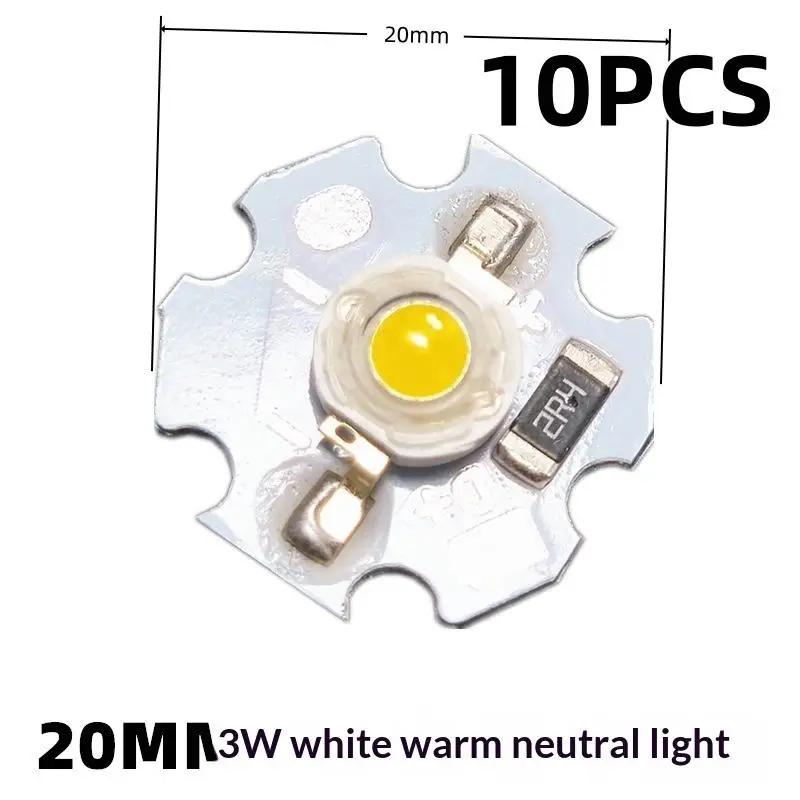 5/10Pcs 16mm 20mm LED Lamp Boards 1W 3W Single Color 5V 12V Warm Neutral White Spotlights Downlights Sunset Lights