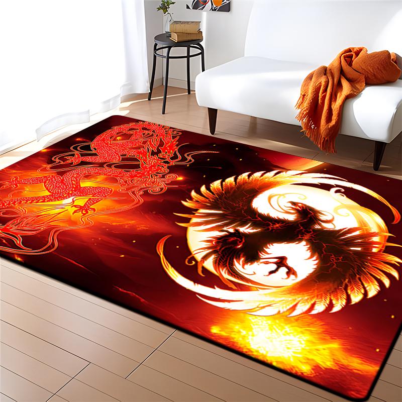 Moderní čínské Tai Chi Bagua Yin Yang Koberec do obývacího pokoje Koberec pro děti Play Home Deco Floor Mats E-sports Židle Koberce