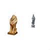 Majestic Lion Sculpture Figurine Collectible Tabletop Ornament Decorative Art for Office Home