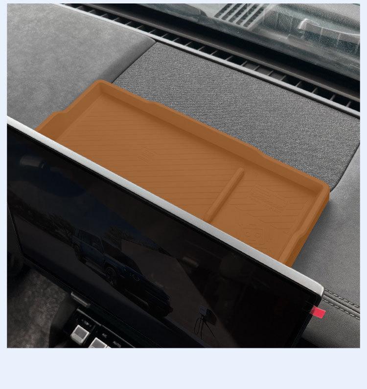Chery iCAR V27 Screen Silicone Mat Rear Storage Box Accessory