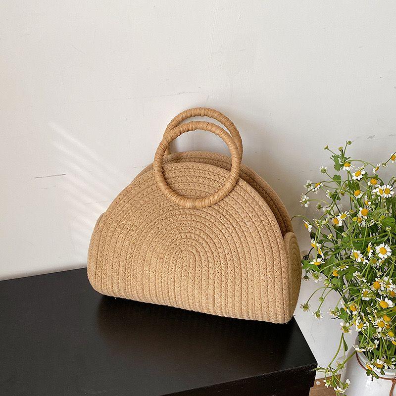 

Пляжная праздничная соломенная сумка женская ретро-ручка шикарная большая вместимость плетеные сумки из травы женская морская повседневная сумка эстетичная