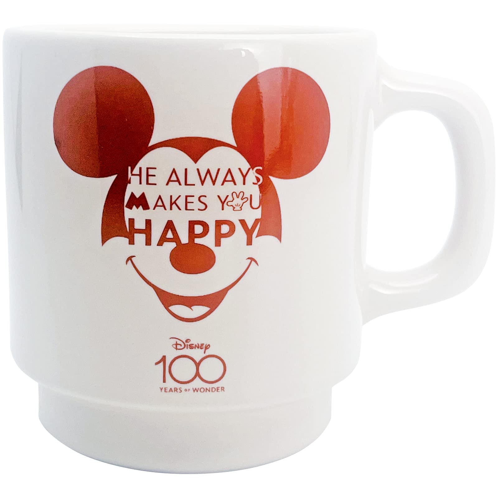 

Sun Art The Walt Disney Company 100-летие D100 Штабелирующийся Микки День рождения Сделано в Кружка, Мышь, Прибл.. 305 мл, Посуда, Предметы коллекционирования, Подарок, Подарок, белый