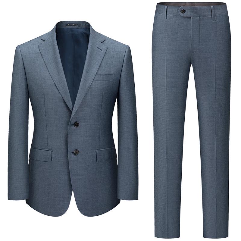 Мужской деловой костюм-тройка 70% шерсть 103cm-75W