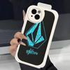 Well-known Skateboard V-VOLCOMs Brand Phone Cover For IPhone 11 12 13 14 15 16 Pro Max Mini Plus Soft Leather Case