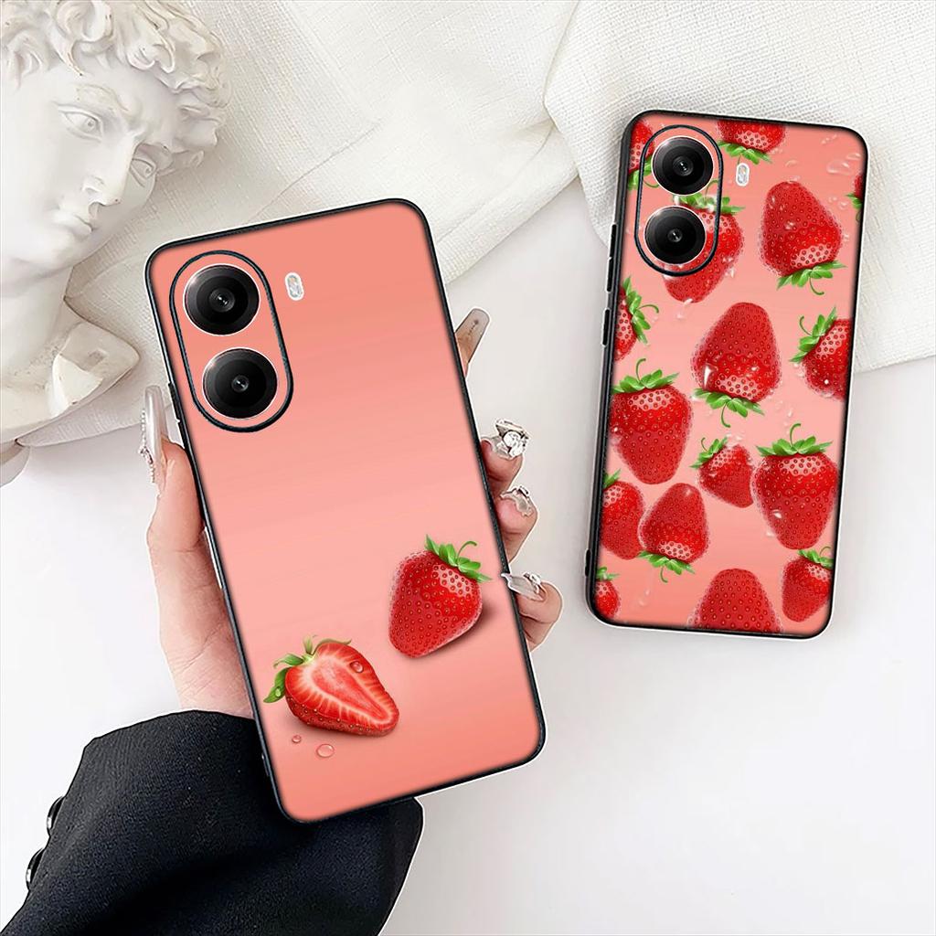 Cherry Strawberry fruit Summer Phone Cover for Huawei P30 P20 Mate 20 Lite Pro Y7 Y6P Y7A 2019 Nova 5T 3I Protective Case