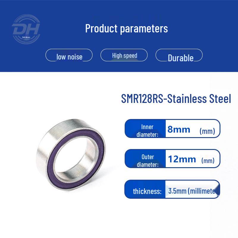 Rust-Proof Stainless Steel Miniature Pulley with Deep Groove Ball Bearing - Anti-Corrosion Gyroscope Ornament Accessory