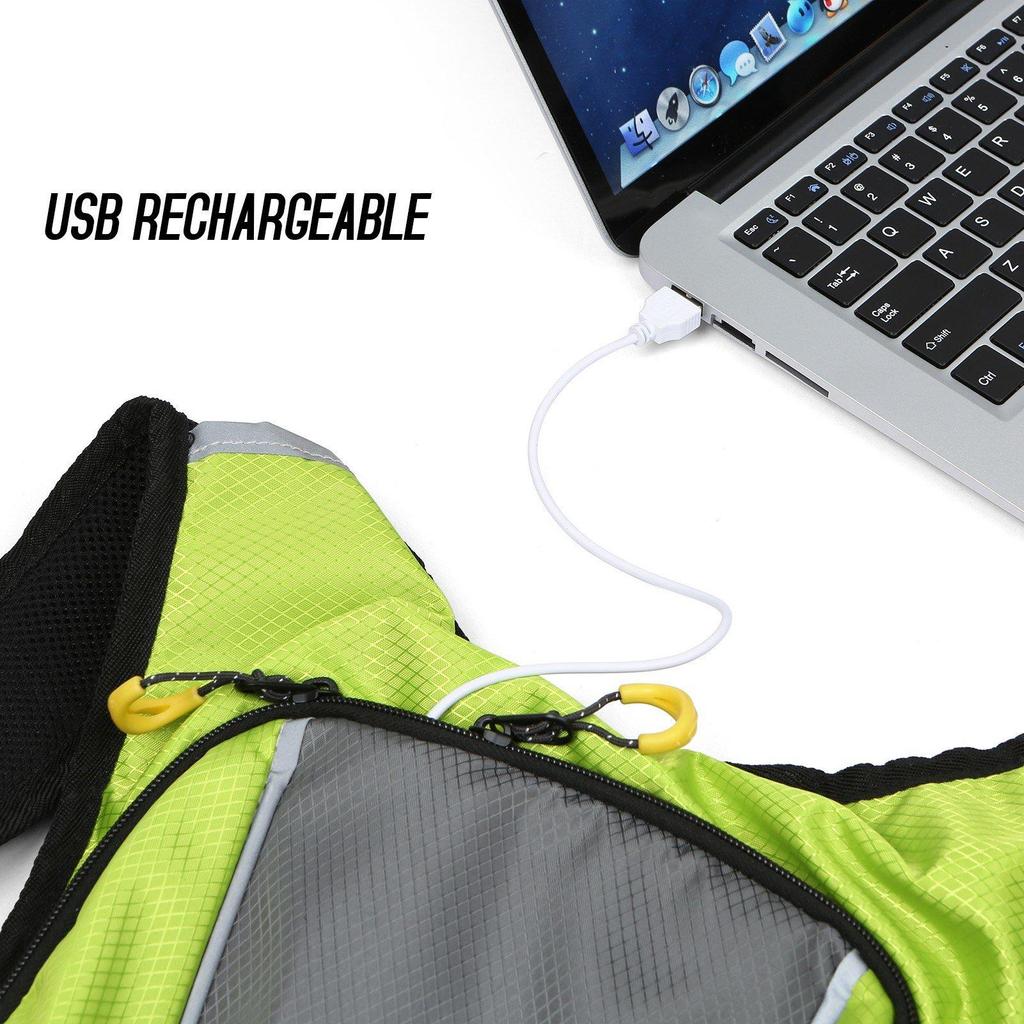 18L LED voice-controlled light-up lamp. Suitable for outdoor activities such as cycling, skateboarding, night running, and children's backpacks.