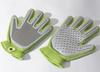 HIPHOPPET BSCI Reusable Double-Sided Pet Hair Removal Glove Eco-Friendly Silicone Massage Brush for Bathing & Grooming Cats Dogs