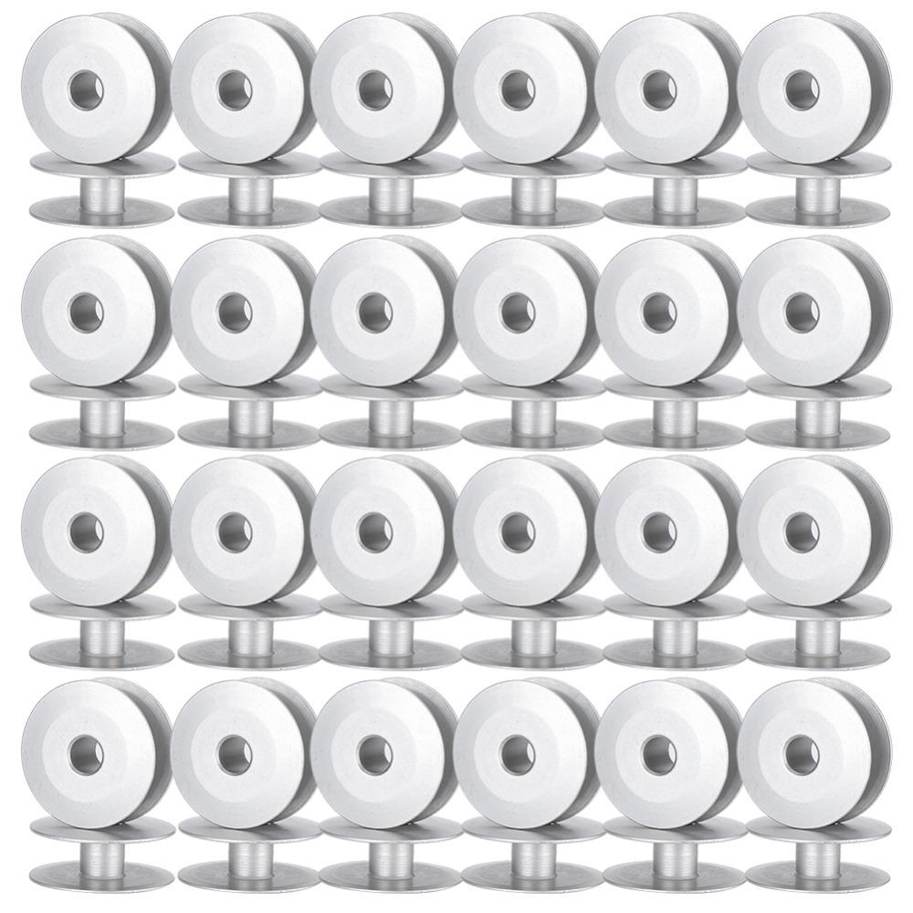 100pcs Aluminum Industrial Sewing Machine Bobbins 6-5 Oblique Aluminum Bobbins  Industrial Sewing