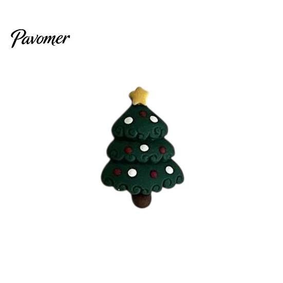 New Year Party Decorations 7Pcs/Set Mini Christmas Tree Refrigerator Magnet, Xmas Shape Festive Accessories Fridge Decorative Magnet for Whiteboard