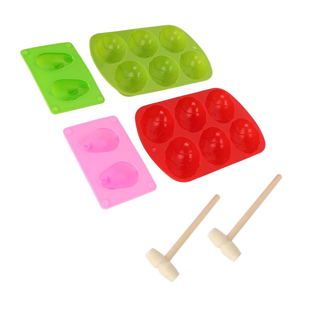 Easter Silicone Mold Sets Bunny Egg Shape Cake Desserts Chocolate Molds for Home Hotel