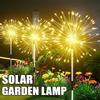 1PC Outdoor Solar Pathway Lights Waterproof Garden 8 Modes Fairy String Lamp Christmas Solar Light for Outdoor Holiday Decor Christmas Light