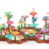 Flower Arrangement Toys Interconnecting Blocks Toys Building Garden Game Growing Flower Blocks