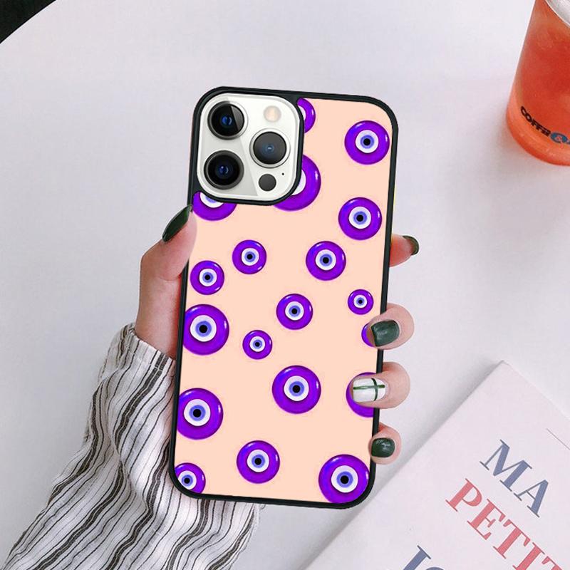 Evil eye Phone Case For iPhone 17 Air 14 13 12 16Pro Max 15 11  Plus Max Cover Shell coque
