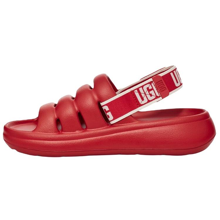 (WMNS) UGG Sport Yeah Slide Samba Red Women s 1126811-SBR EU 40
