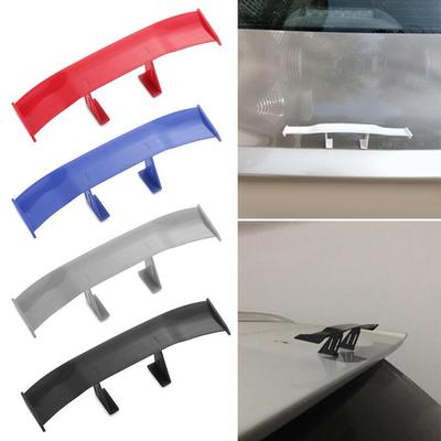 GT Style Car Rear Spoiler Carbon Look Tail Wing Universal Mini Wings