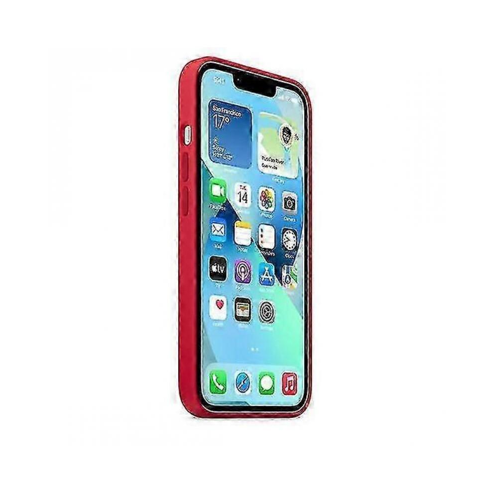 (Red)Silicone Case With Magsafe For Iphone 13 Mini Phone Case