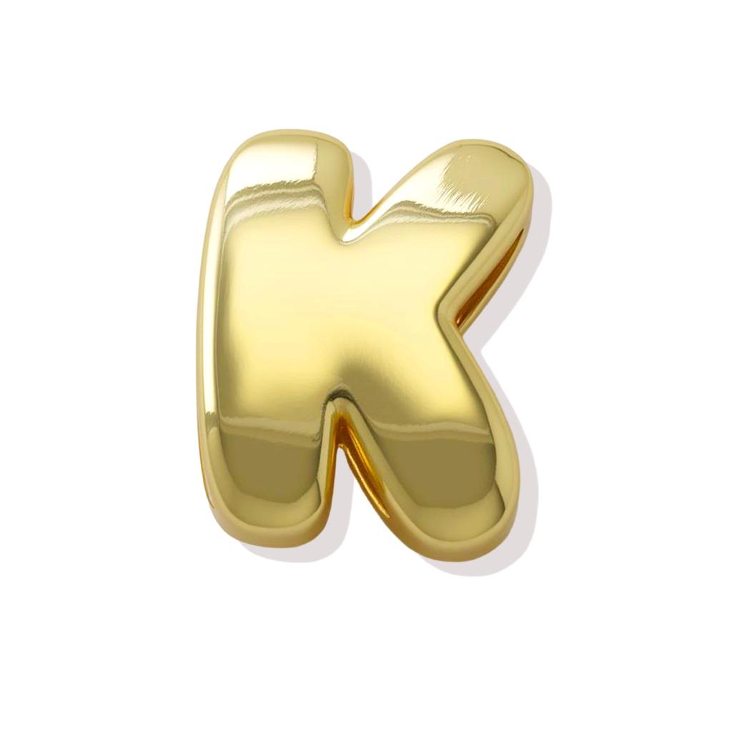 1pcs for Necklace Copper Gold Plated Crystal Alphabet Jewelry Making Component Gold Color Polish 26 Letters Pendant