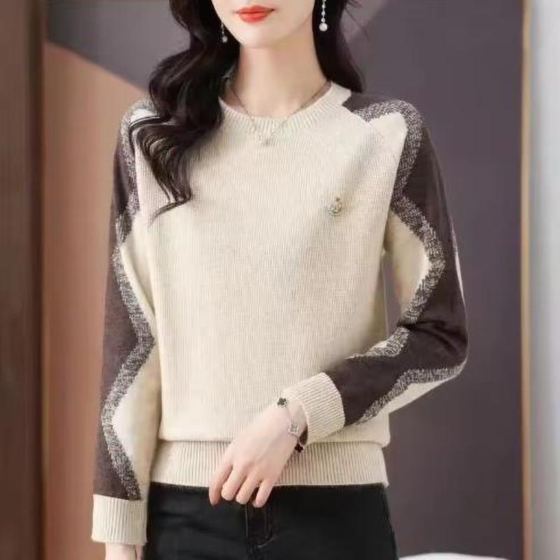 Women Sweater Pullovers Autumn Winter Vintage Long Sleeve Knitted Sweaters Women Lady