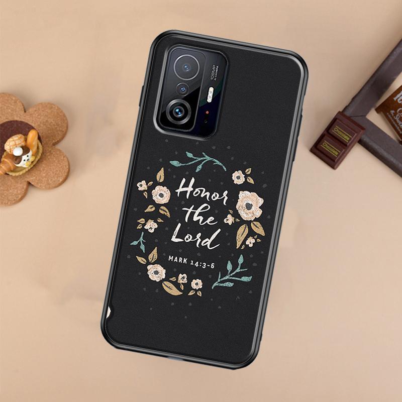 Bible Verse Quotes Case For Xiaomi POCO X7 X6 Pro X3 X5 M6 F3 F5 F6 Pro 11T 12T 13T 14T Pro 13 14 Ultra Cover