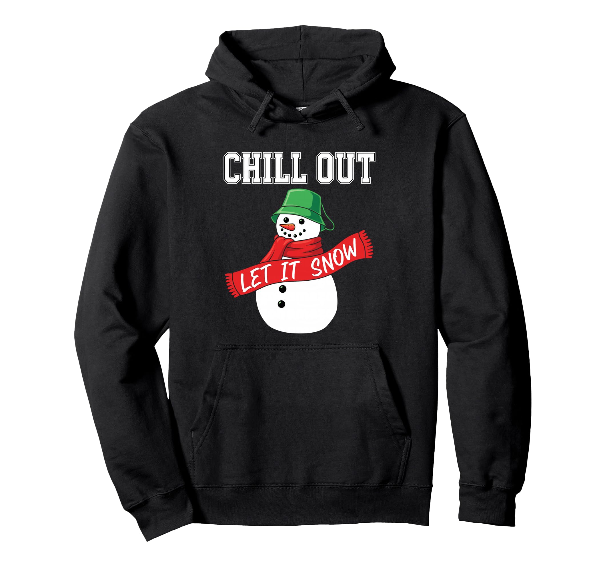

Snowman Snow Christmas Winter Hoodie Chill-out чорний
