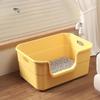 Thickened Semi-Enclosed Oversized Splash-Proof Cat Litter Box