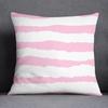 Pink Purple Geometric Floral Cushion Cover Peach Skin Cute Feather Throw Pillowcase Sofa Living Room Bedroom Home Decor 40X40