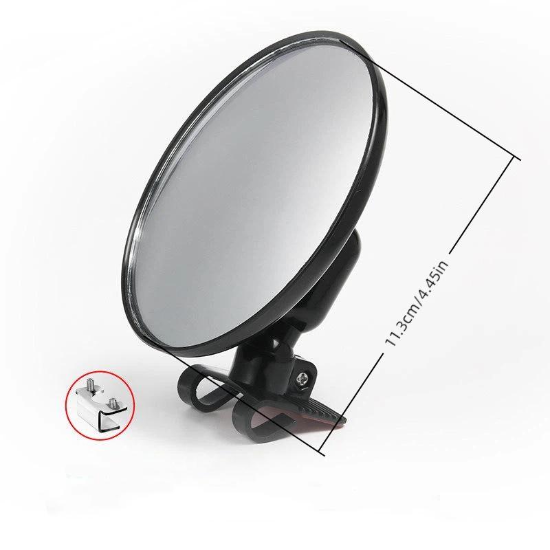 Durable Round Car Auxiliary Rearview Mirror 360 Rotation Wide Angle Convex Adjustable for Car Outdoor Long Term Parking Use