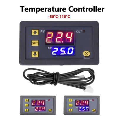 Mini controler digital de temperatură DC12/24V AC110-220V Termostat Regulator Încălzire Răcire Control termoregulator cu senzor
