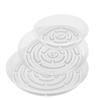 5pcs 6/8/10/12 Inch Plastic Flower Pot Tray Transparent Anti-slip Drip Trays Sturdy Round Plant Base Indoor Outdoor