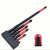Shock-resistant Magnetic Phillips Screwdriver Bits with Anti-slip Teeth