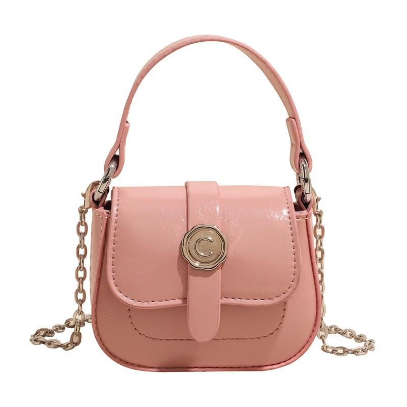 Macaron Leather Small Handbag For Women With Soft Pu Material And Crossbody Style For Daily Use