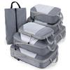 Travel Compression Storage Bag Set: 7-Piece Dustproof Organizer for Clothing & Suitcases