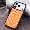 Love Pattern Art Phone Case for iPhone 17 16 15 Pro Max Air 14 13 12 11 Plus Shockproof Capa Cover