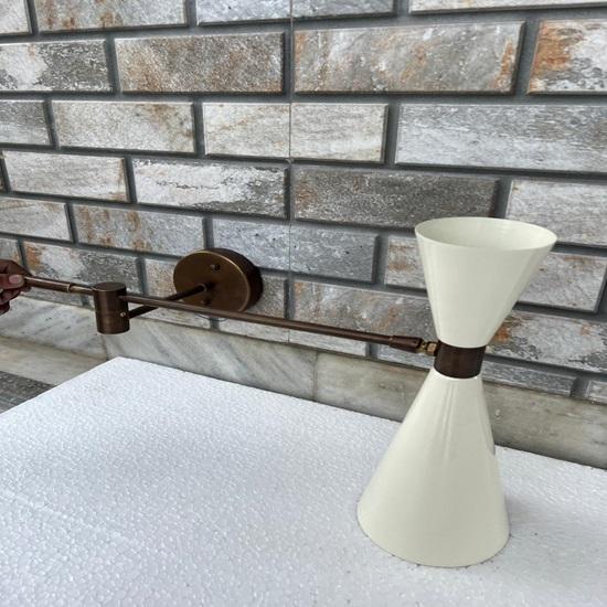 

1 лампа настенный светильник белый латунный современный поворотный кронштейн настенный светильник